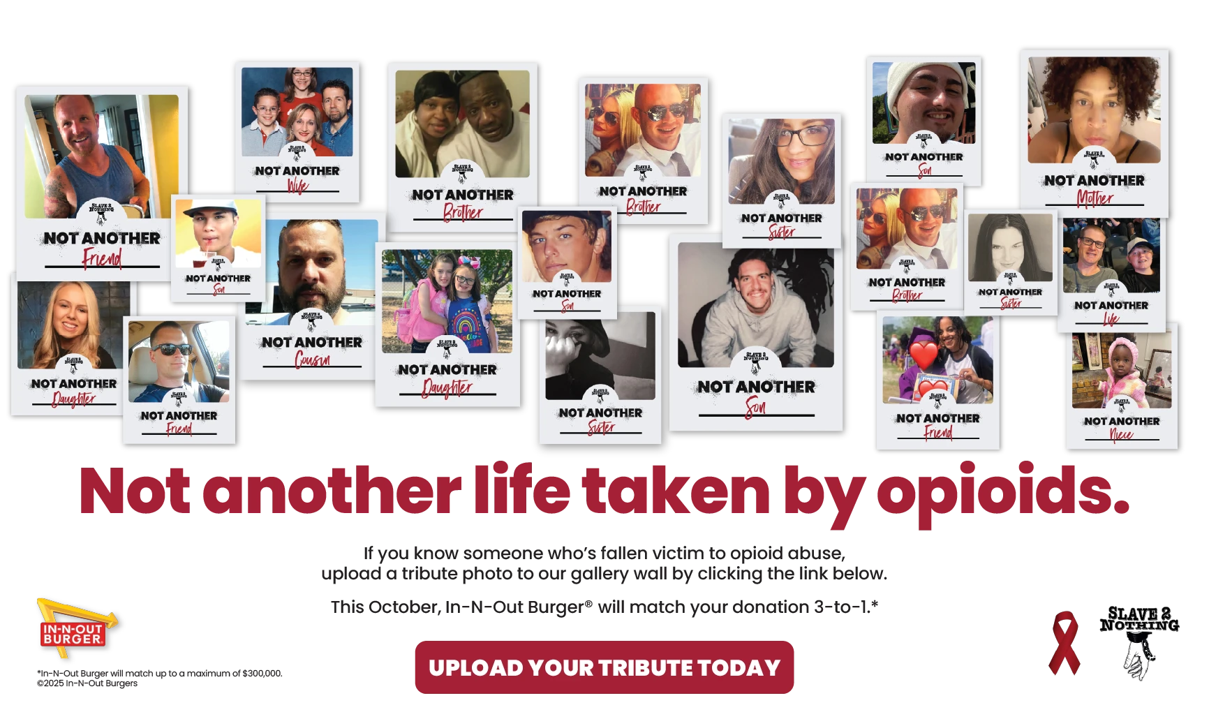 Not another life taken by opioids.