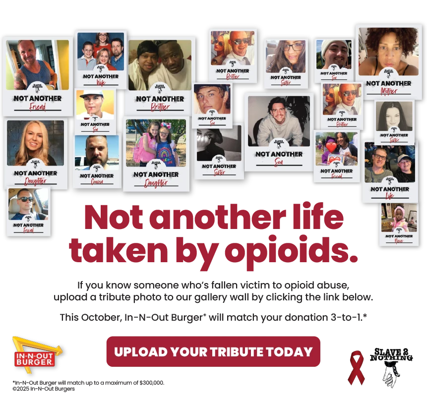 Not another life taken by opioids.